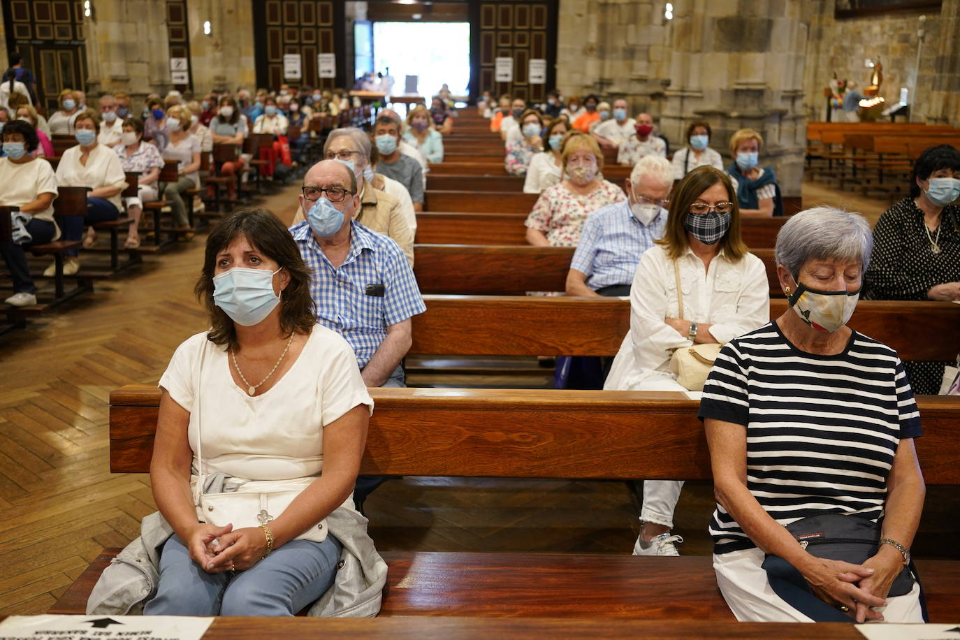 Fotos: Un día de la Virgen de Begoña atípico