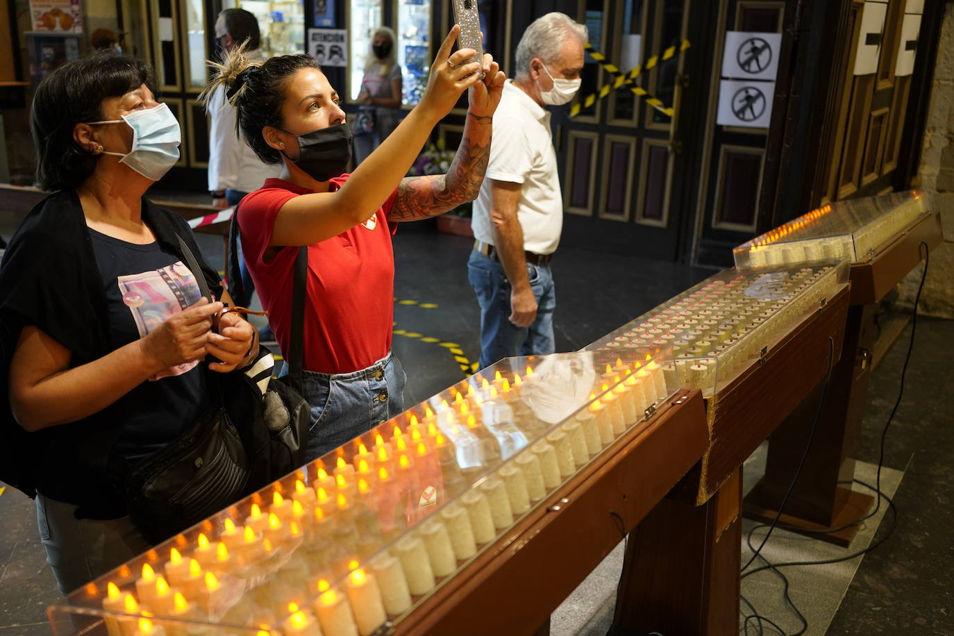 Fotos: Un día de la Virgen de Begoña atípico