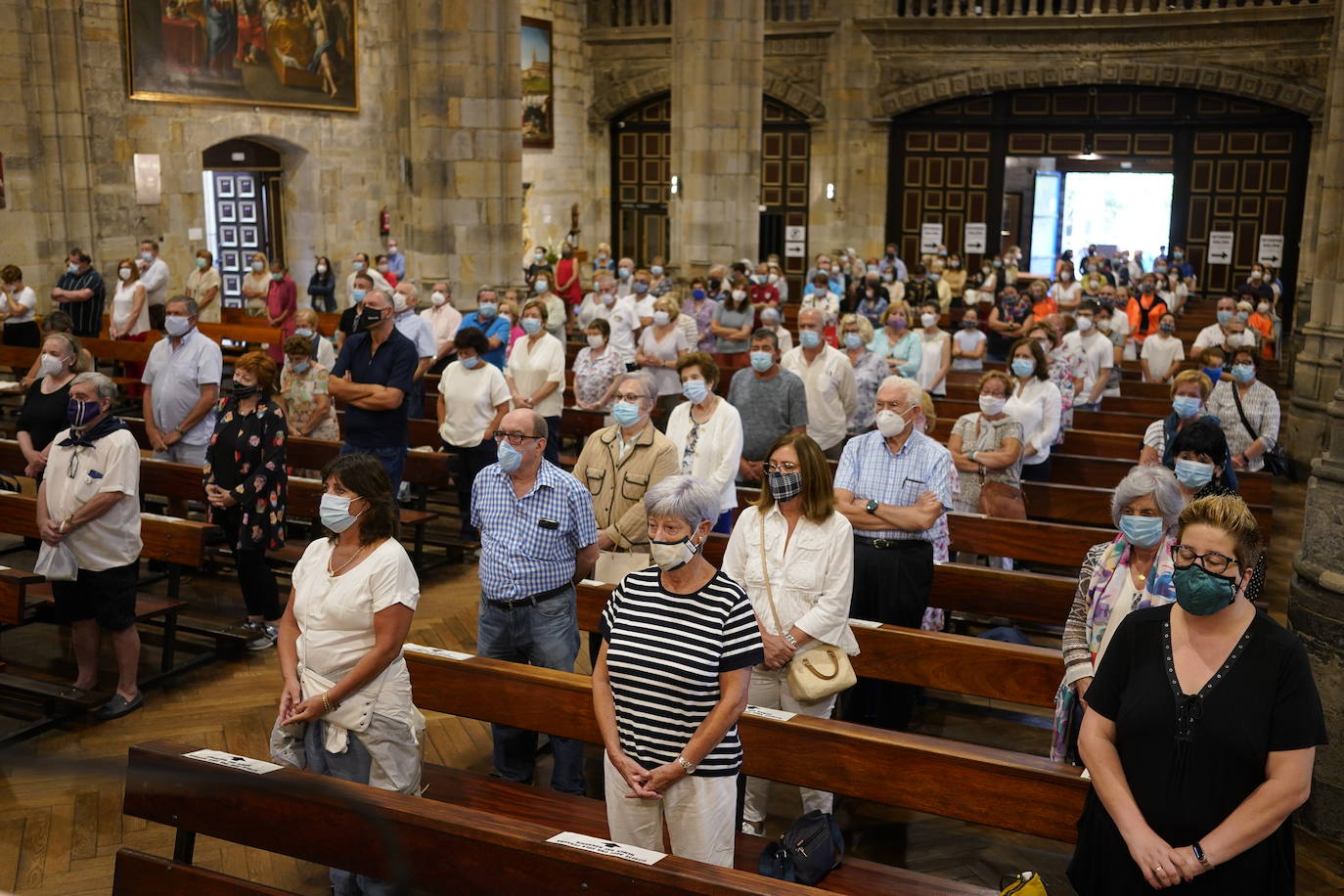 Fotos: Un día de la Virgen de Begoña atípico