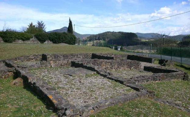 Edificaciones romanas en Forua.