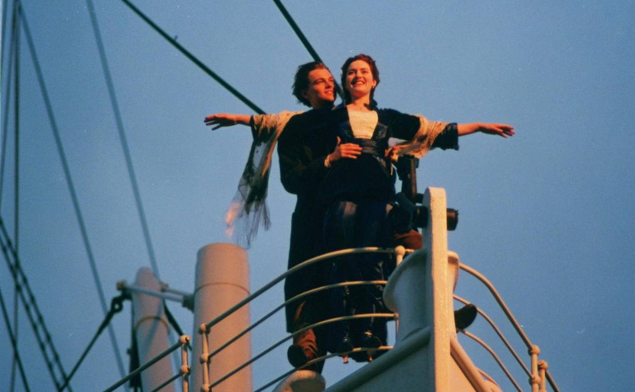 'Titanic' pelikularen eszenarik famatuena.