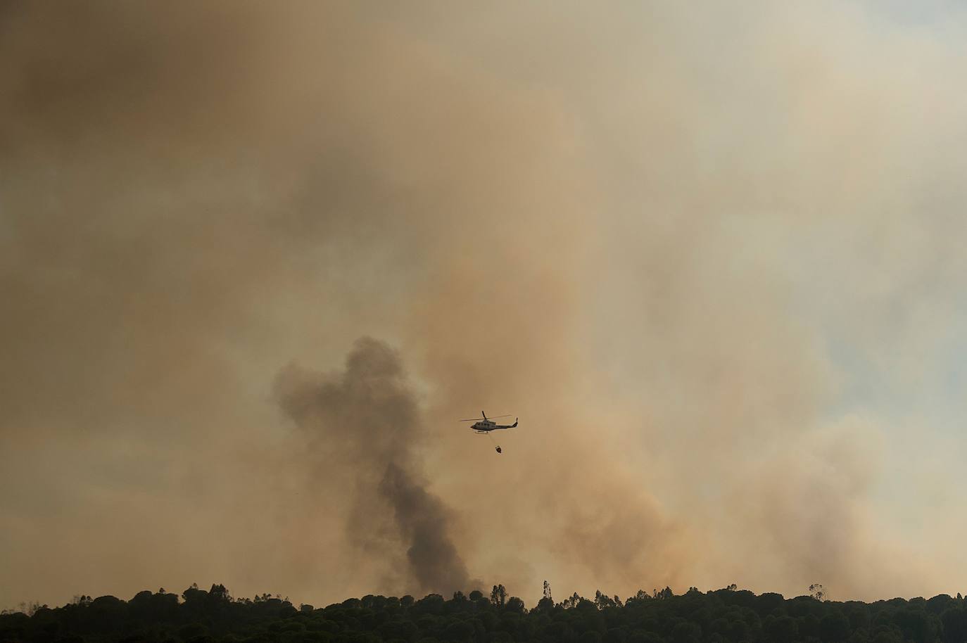 Fotos: Las llamas en Huelva calcinan más diez mil hectáreas