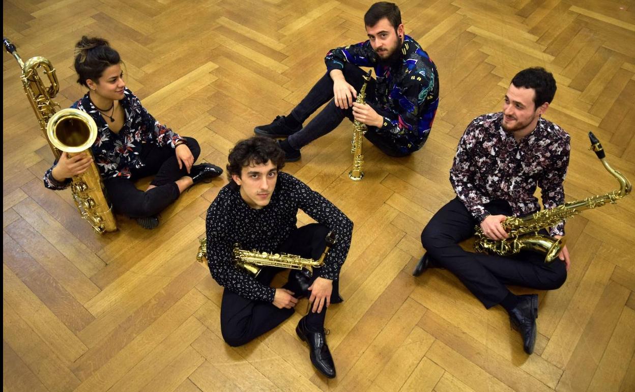 Cuarteto de saxofones Kugel Ensemble. 