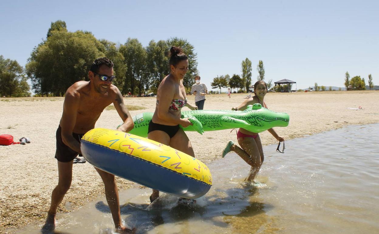 La asistencia a las playas de Garaio y Landa cae un 12% por las restricciones