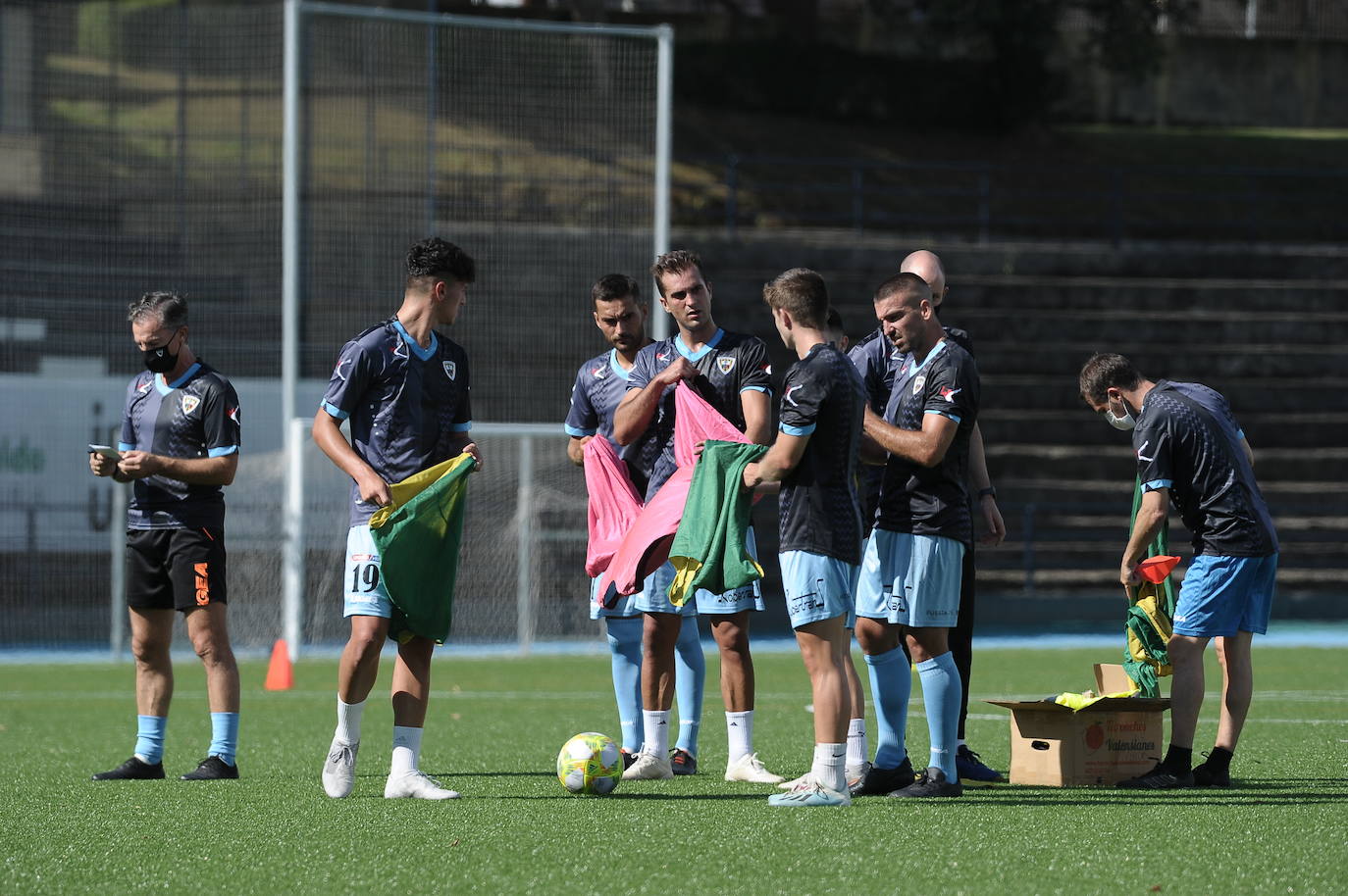 Entrenamiento del equipo el pasado 1 de septiembre.