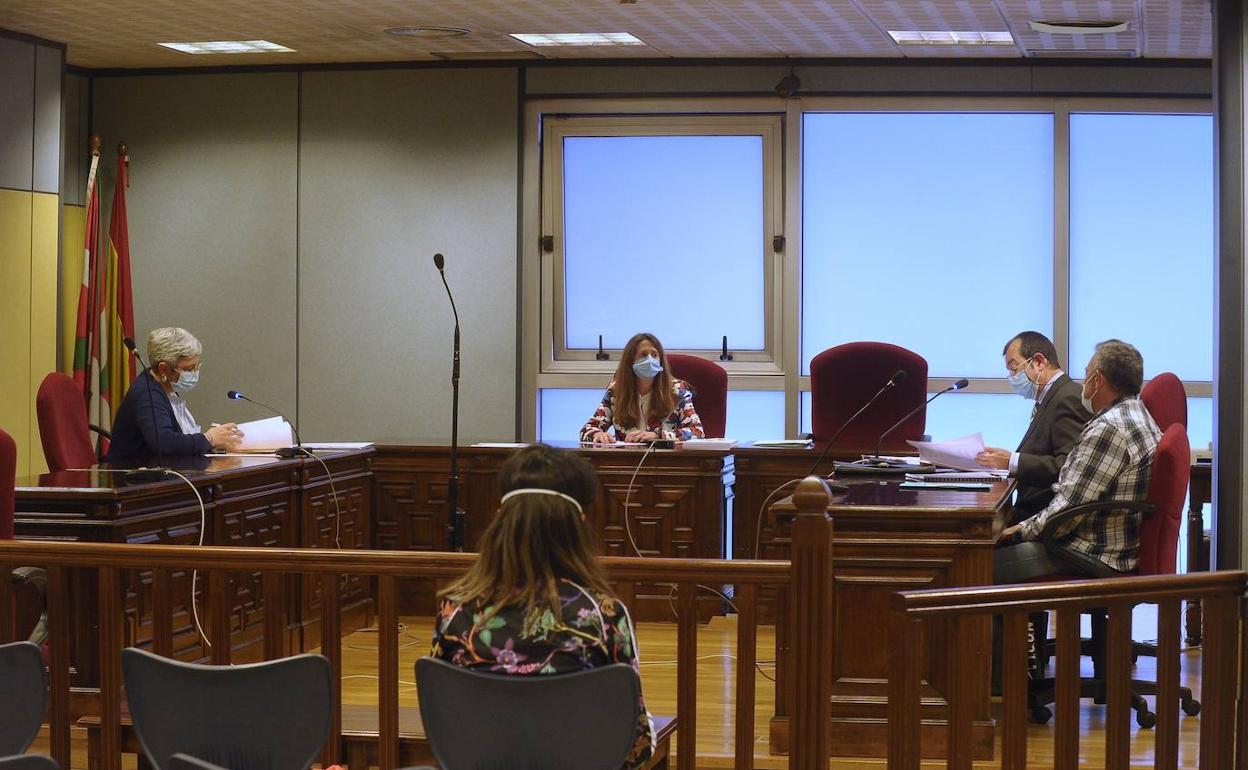 Un juicio celebrado el pasado junio en Bilbao. 