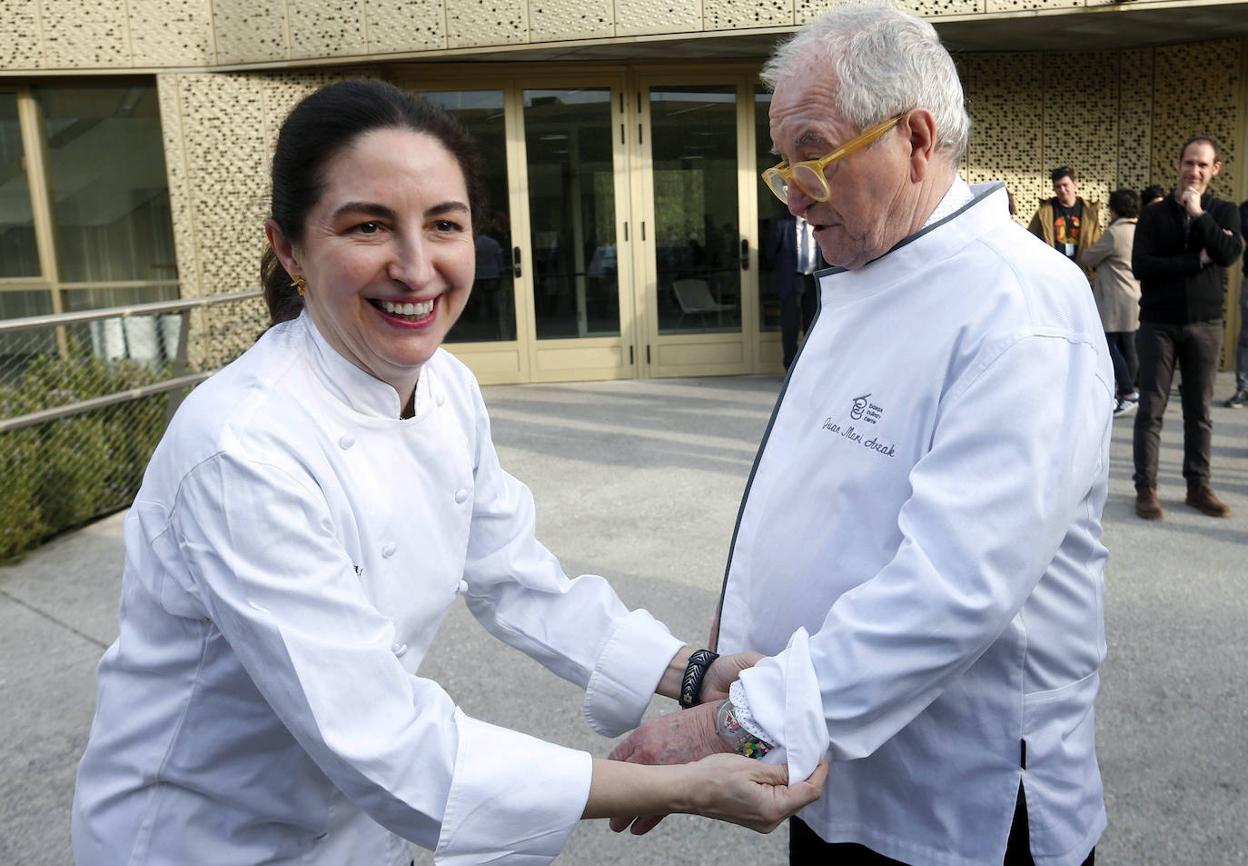 Elena y Juan Mari Arzak. 