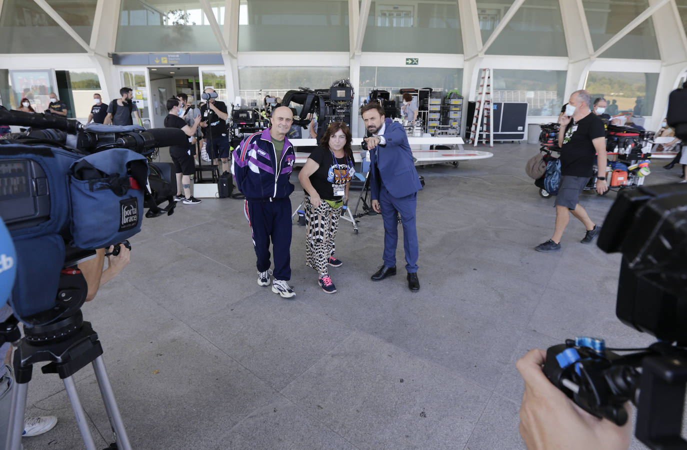 Fotos: Loiu se convierte en plató de cine para el rodaje de la película «García y García»