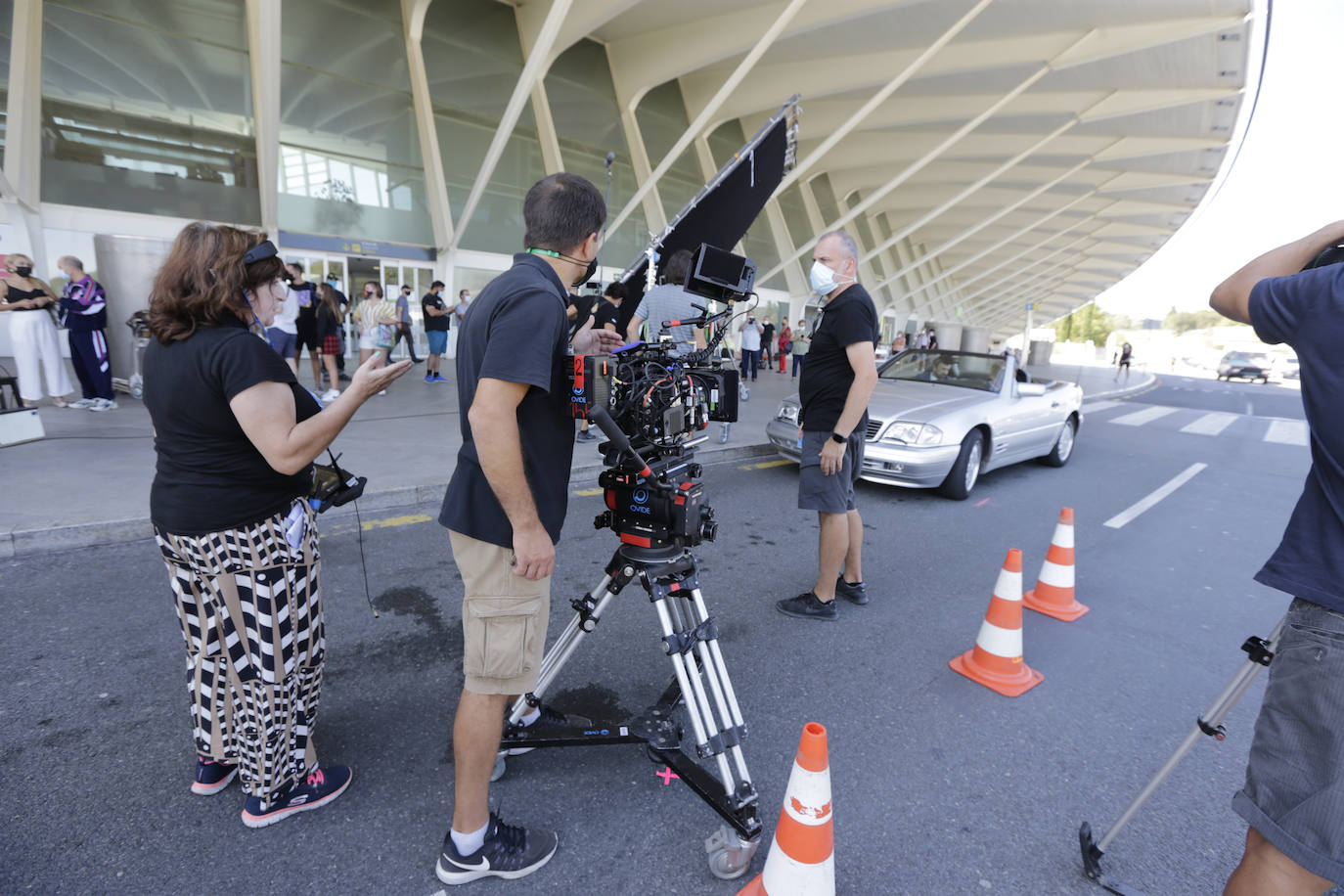 Fotos: Loiu se convierte en plató de cine para el rodaje de la película «García y García»