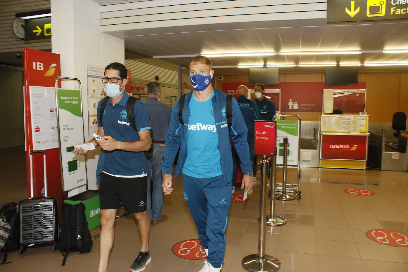 El Alavés pone rumbo a Granada. 