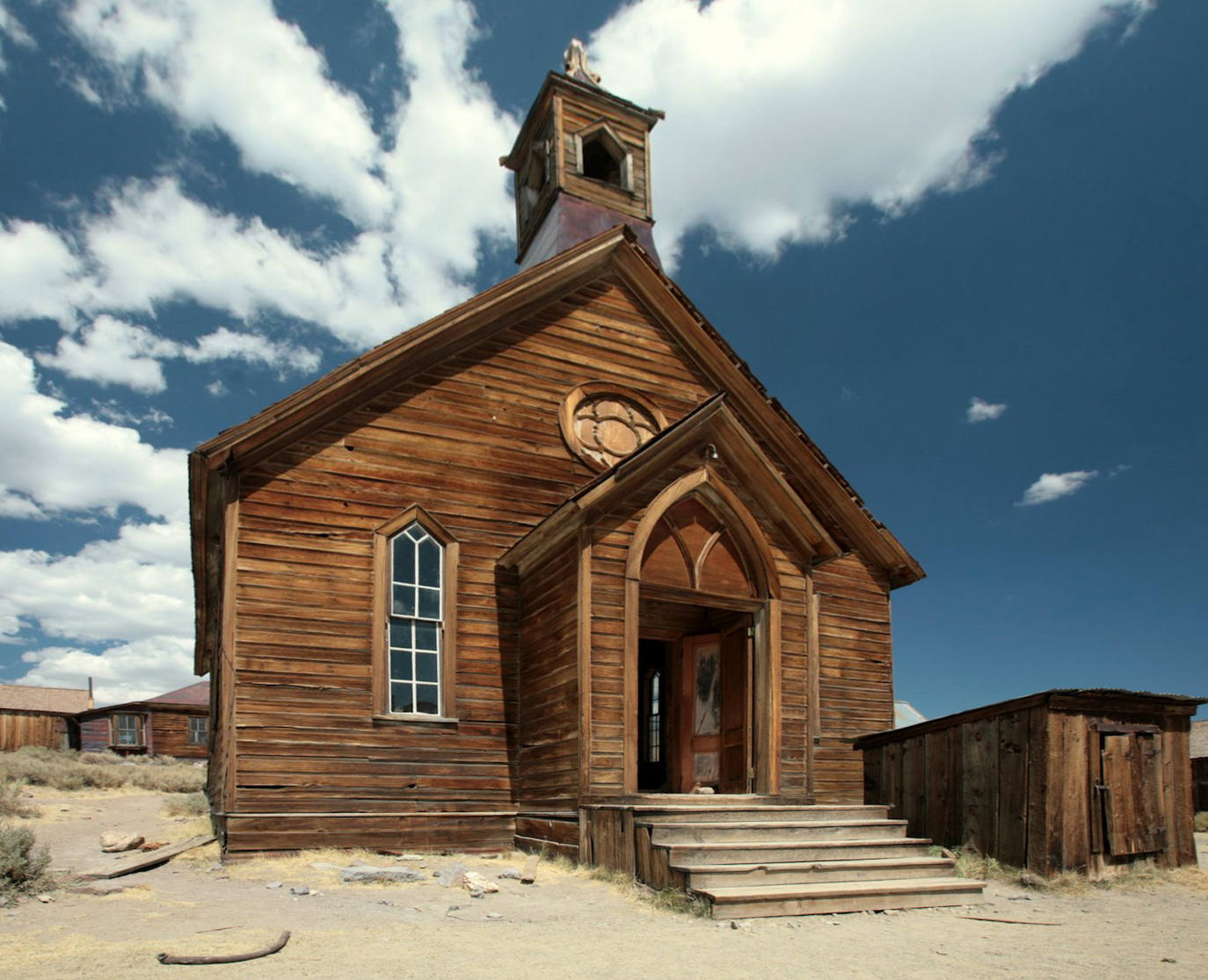 Bodie (California, EEUU) | Este poblado fue abandonado en la década de 1960, tras surgir durante la fiebre del oro del siglo XIX. La crisis del 1929 y la Segunda Guerra Mundial terminaron con la bonanza económica del lugar, que quedó completamente desierto. 