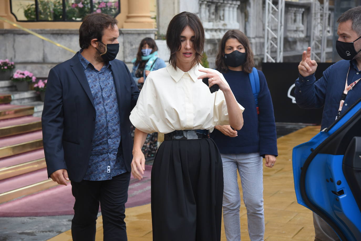 Paz Vega ha sido una de las protagonistas de este lunes de Zinemaldia. La actriz presenta en San Sebastián la película 'El lodo', junto al director del 'thriller' Iñaki Sánchez Arrieta y al actor Raúl Arévalo