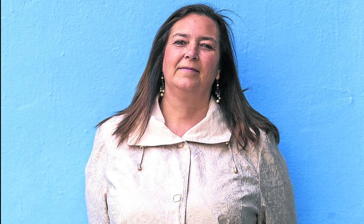 La presidenta de la AVT, Maite Araluce, se estrenó en el cargo en 2018 y ha sido reelegida.