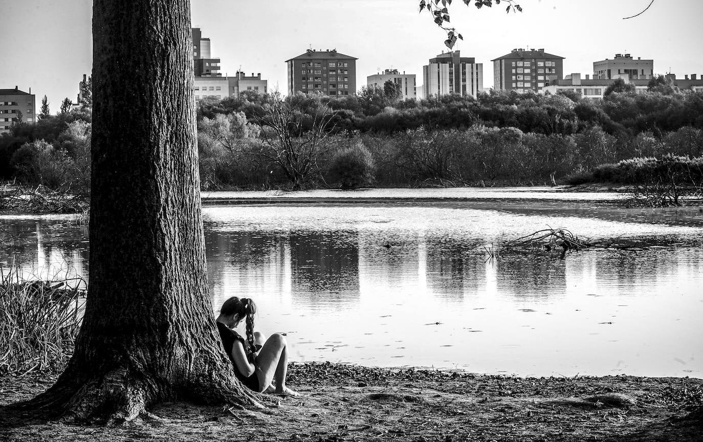 Son varias las lagunas -en la foto, la de Betoño- las que comprenden este parque. Es la zona de humedales continentales más importante del País Vasco.