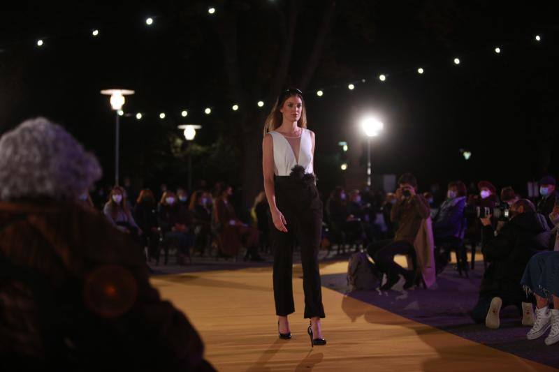 Ríos Moda presentó su colección 'Aves del paraíso' con propuestas elegantes en tonos negros, fucsias o verdes