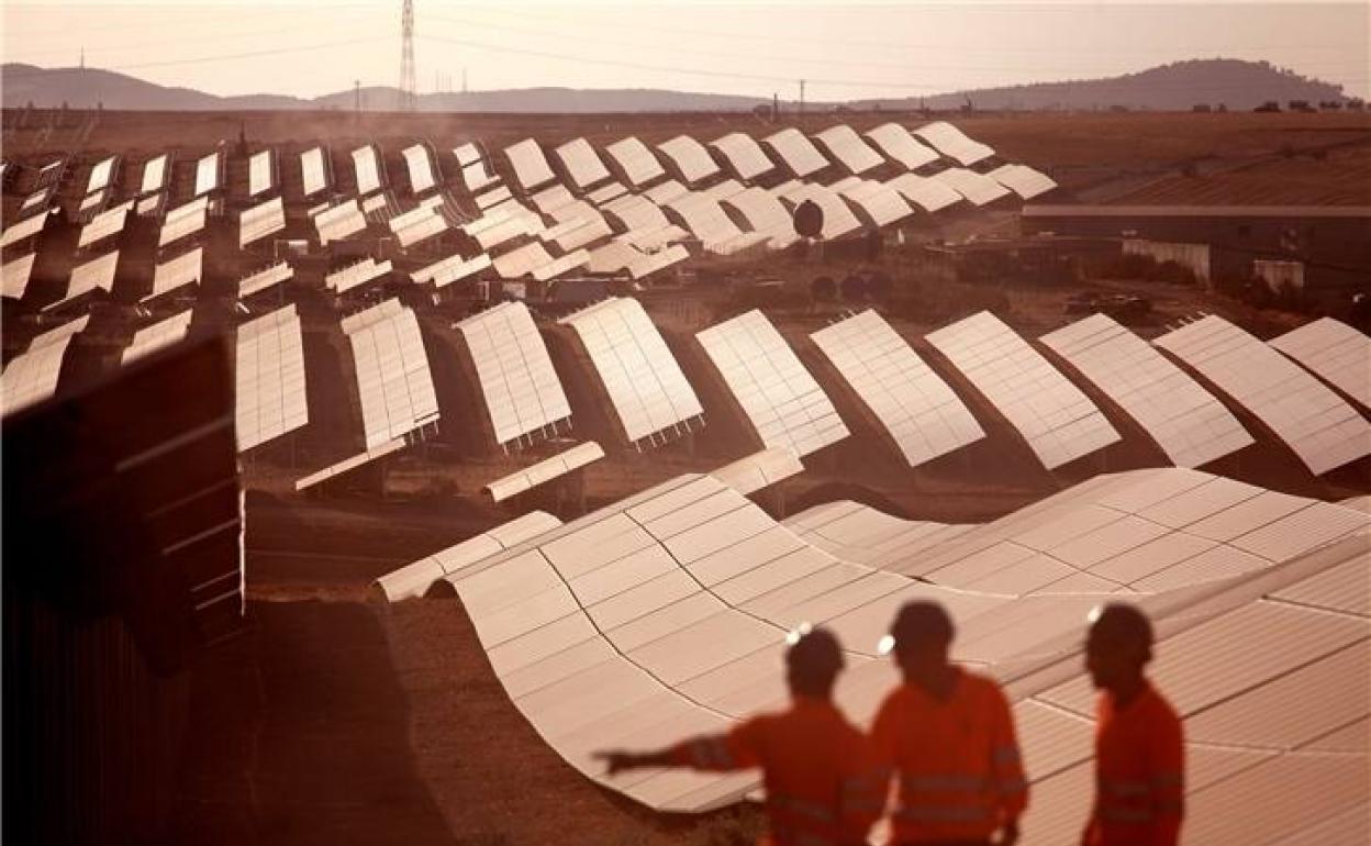 Paneles fotovoltaicos. 