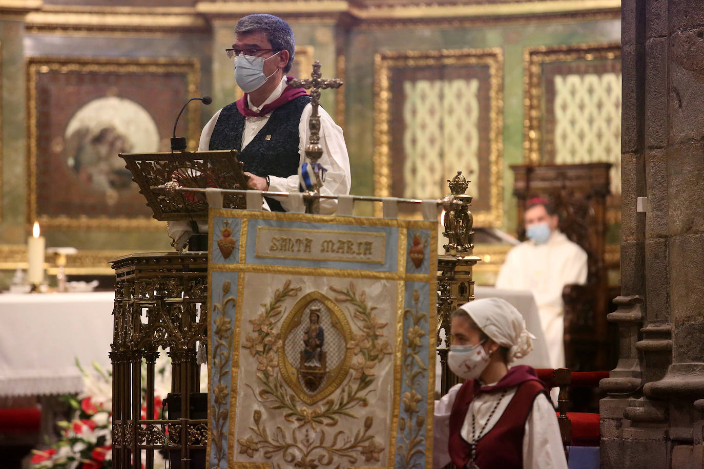 Fotos: Así fue el reconocimiento de Juan Mari Aburto como romero de honor