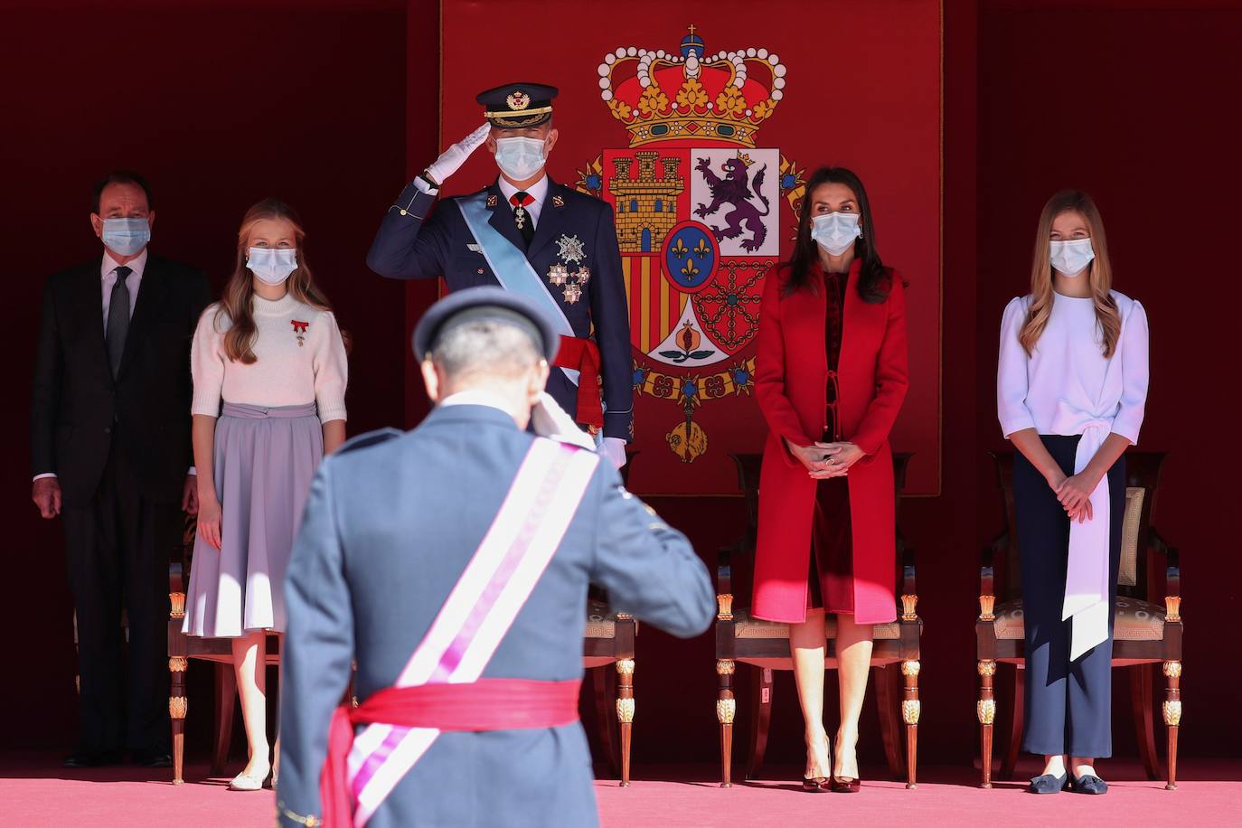 Fotos: Imágenes del acto organizado con motivo del Día de la Fiesta Nacional, en Madrid