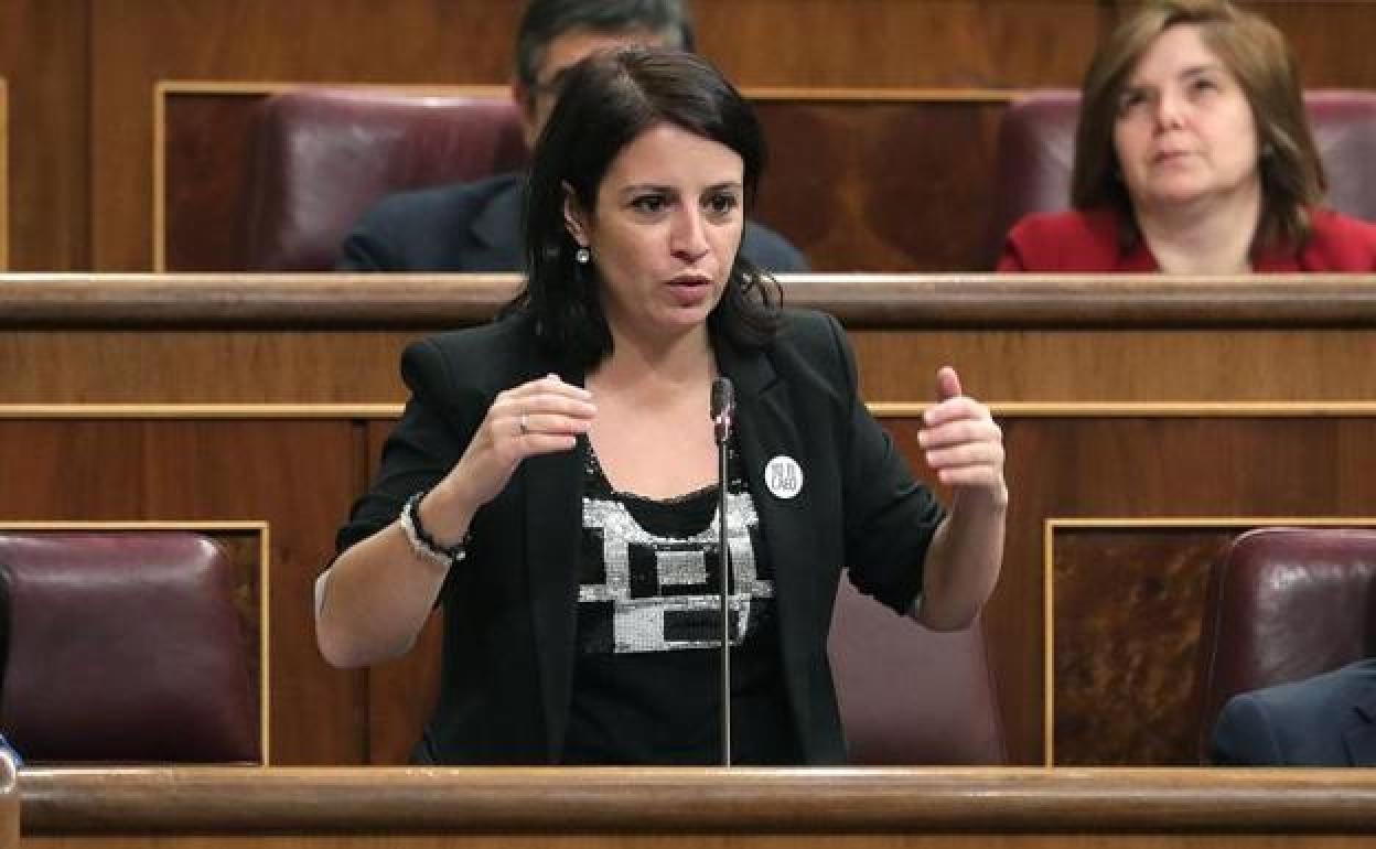 Adriana Lastra, número dos del PSOE y nueva portavoz en el Congreso. 