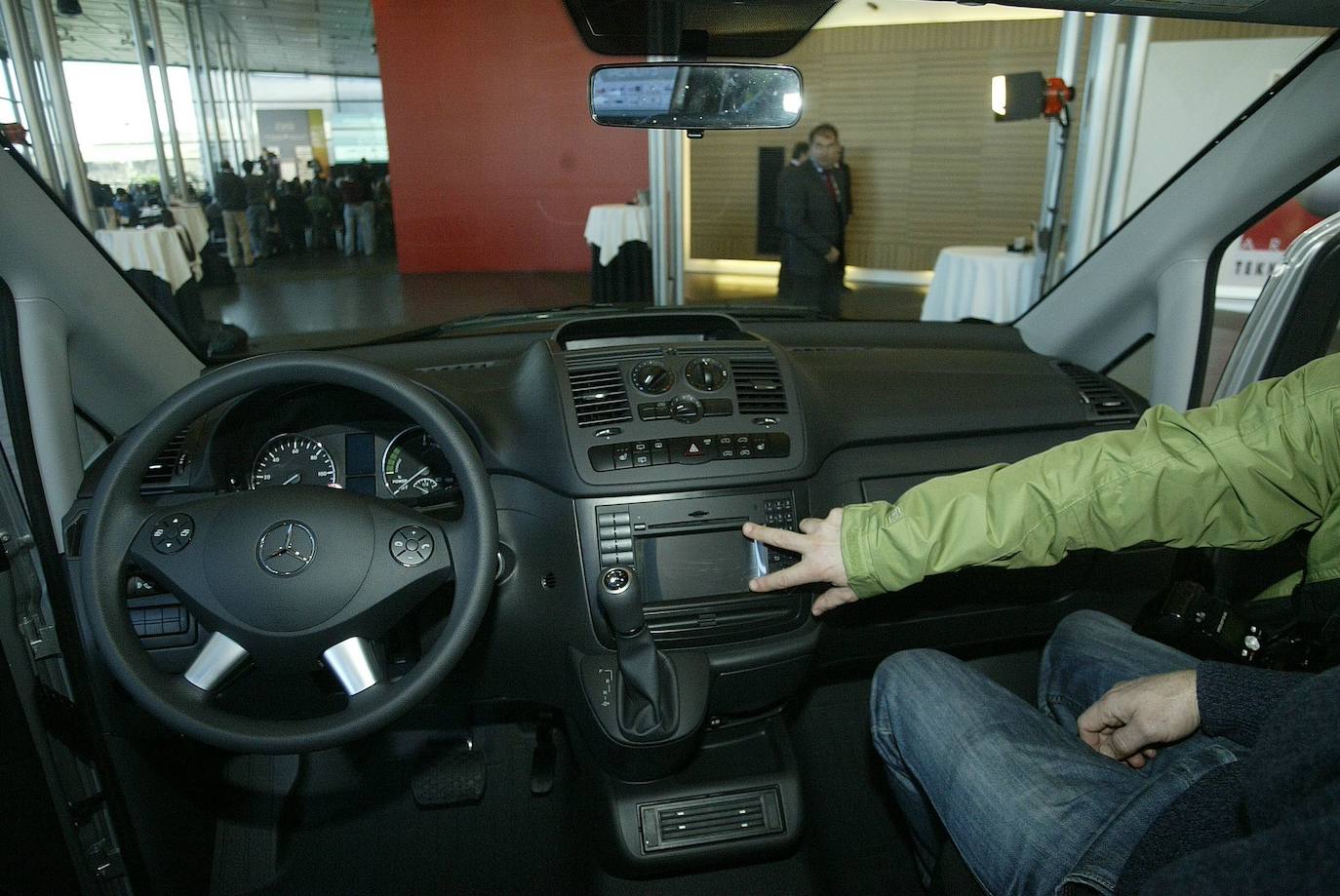 Interior de la Vito eléctrica presentada en marzo de 2012.