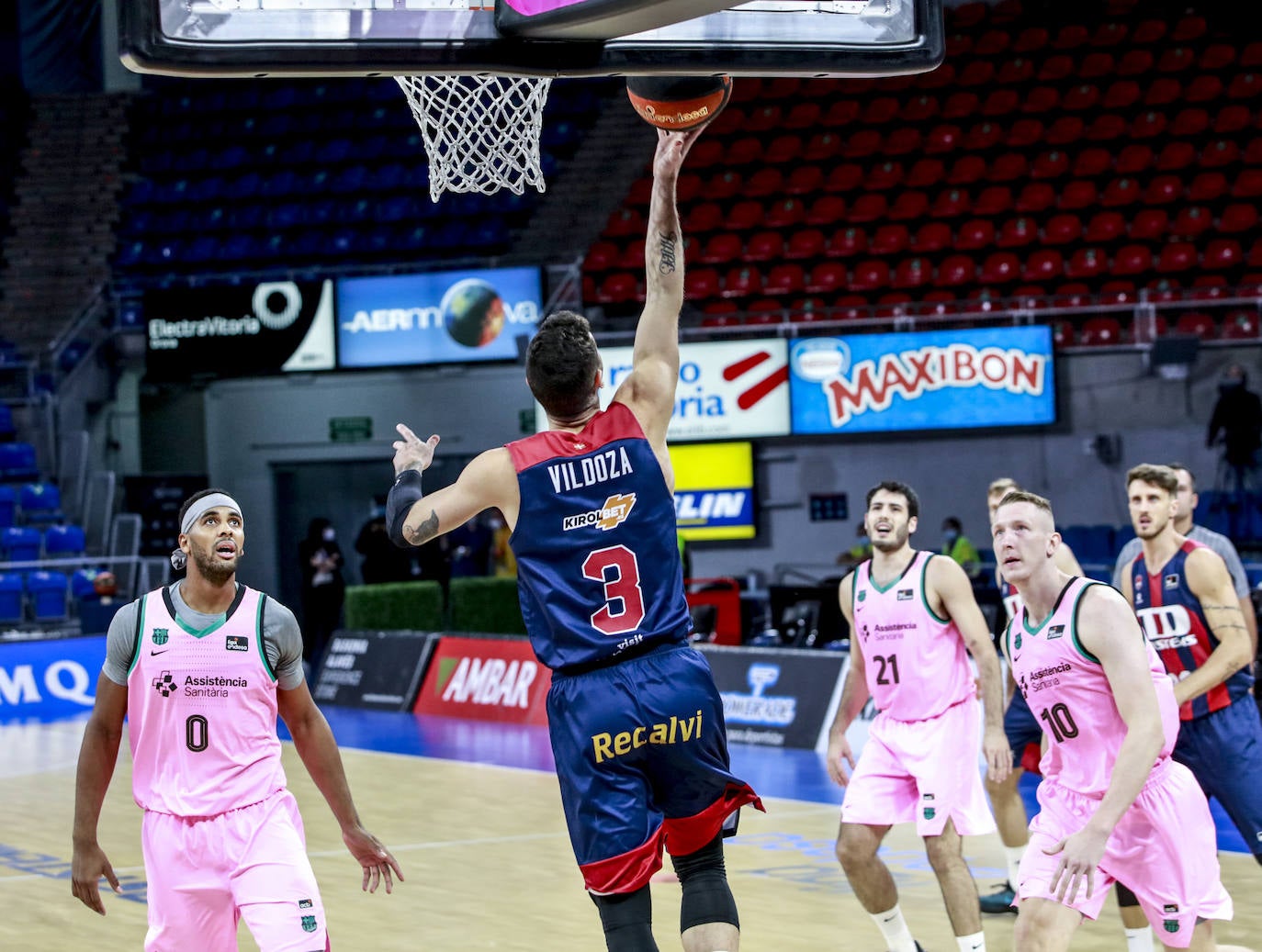 Las fotos del Baskonia - Barcelona. 
