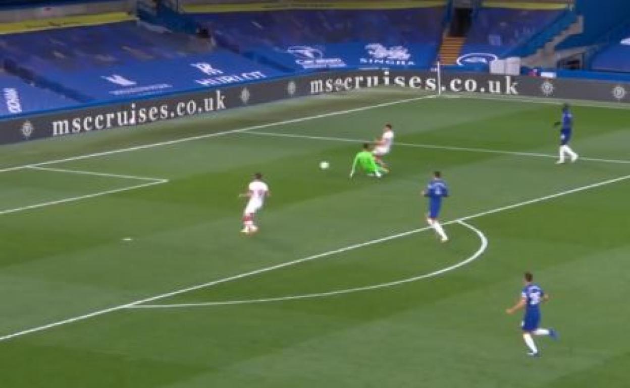 Un nuevo error de Kepa le cuesta el empate al Chelsea