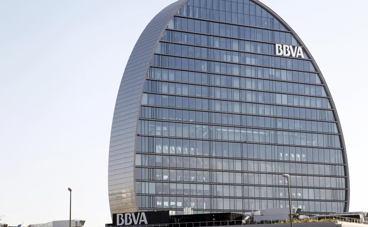 La sede madrileña del BBVA. 