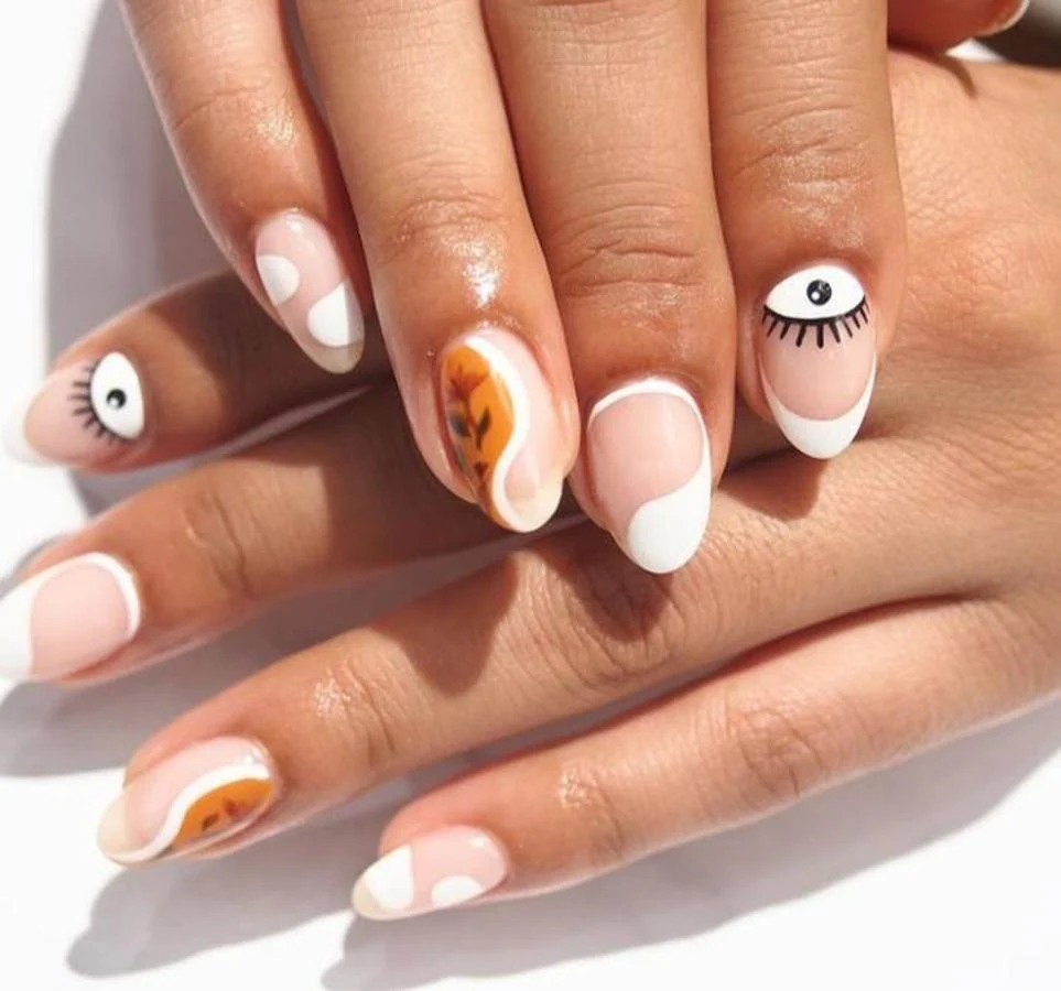 Mushroom Nail Art Decal Sticker  Etsy  Bride nails Manicure Nail art