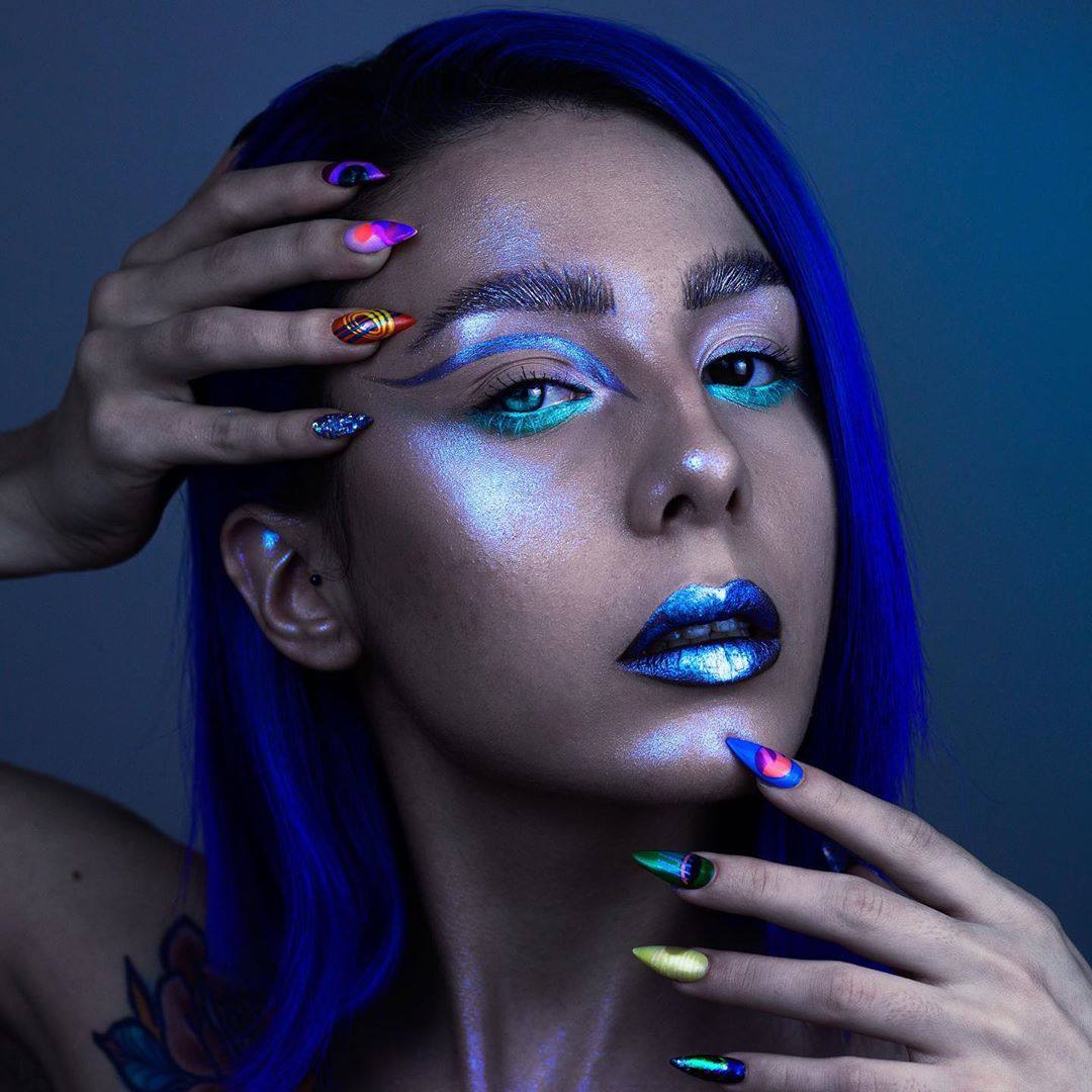 Fotos: Tamara, la vitoriana que crea maquillajes que son pura fantasía