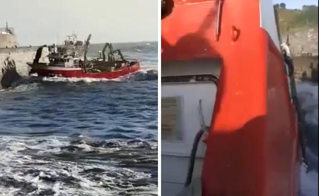 Los problemas del barco en el puerto. 