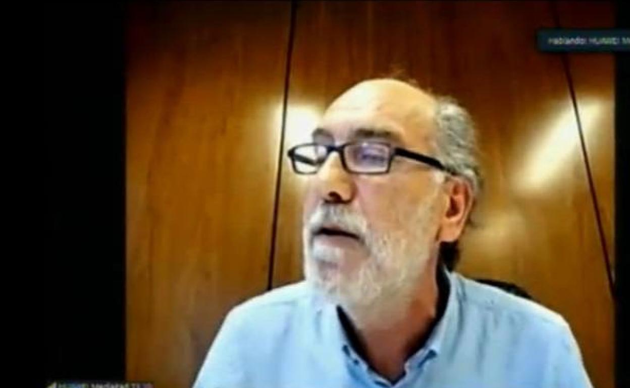 Fue Miguel Ángel Adrián quien habló en nombre del Equipo de Gobierno. 