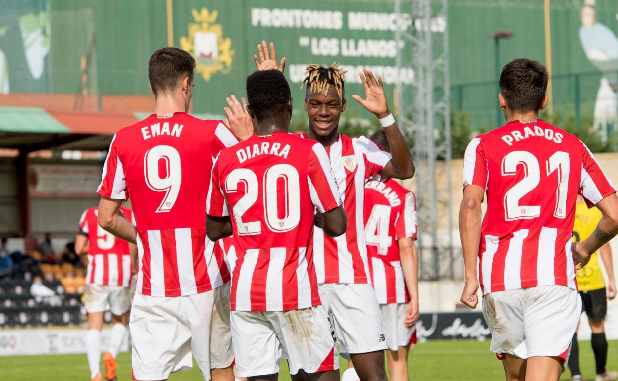 El Bilbao Athletic se impone en el festival de goles de La Florida