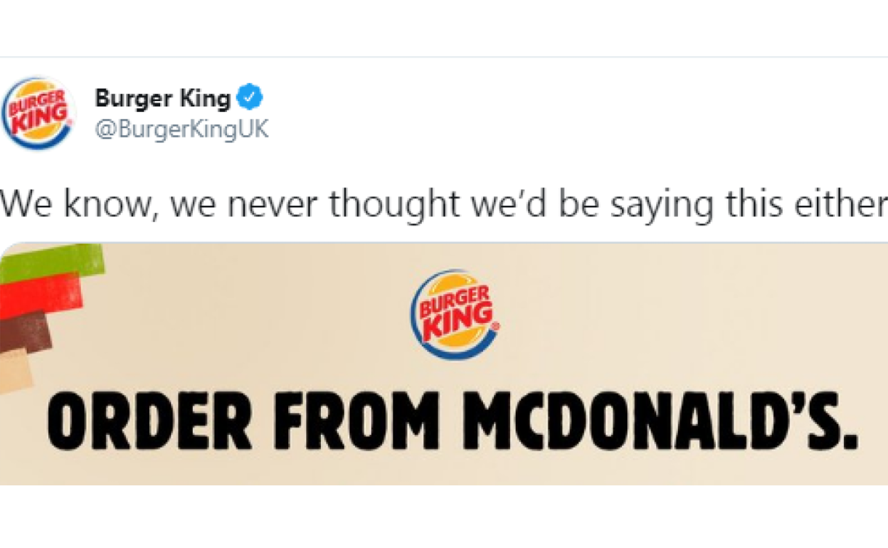 'Haced pedido en McDonald's' se puede leer al comienzo del comunicado.