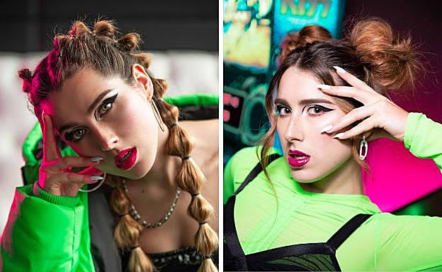 La cantante Kai Nakai con maquillaje de Aravecia.