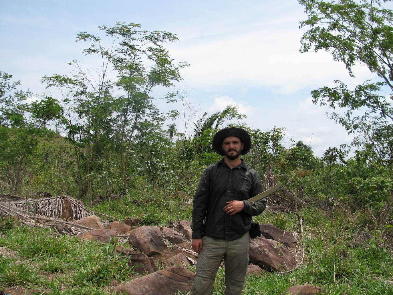 Durante su viaje al Amazonas, Miguel Gutiérrez Garitano pudo comprobar el efecto destructivo de la deforestación