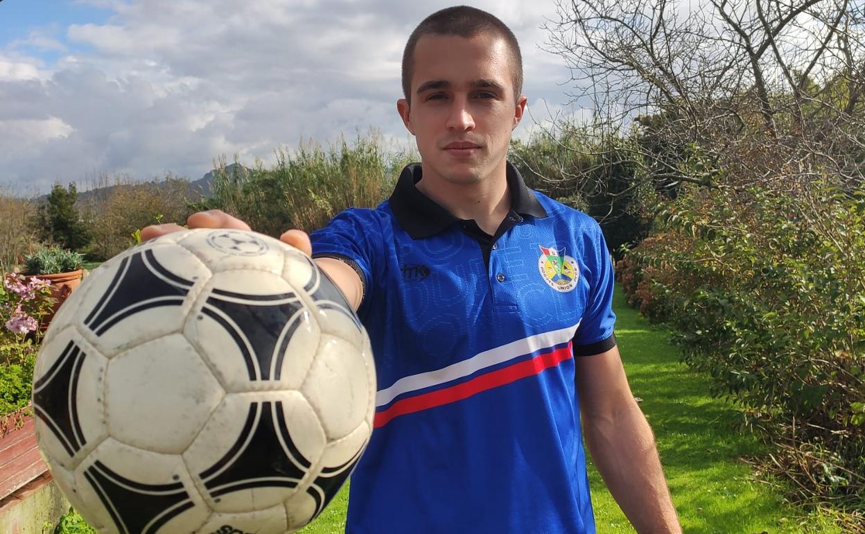 Markel Muñoyerro ha sido elegido mejor jugador de la jornada del grupo vasco de Tercera División 