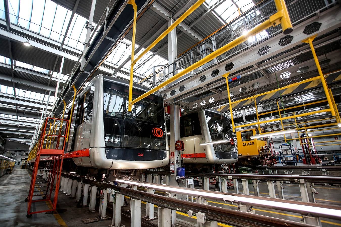 Fotos: El taller del Metro Bilbao en imágenes