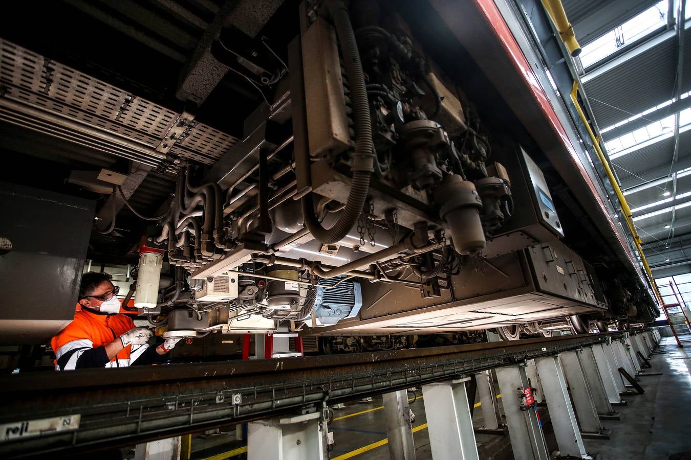 Fotos: El taller del Metro Bilbao en imágenes