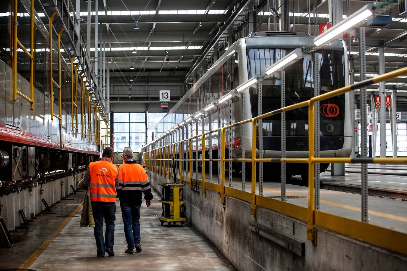 Fotos: El taller del Metro Bilbao en imágenes