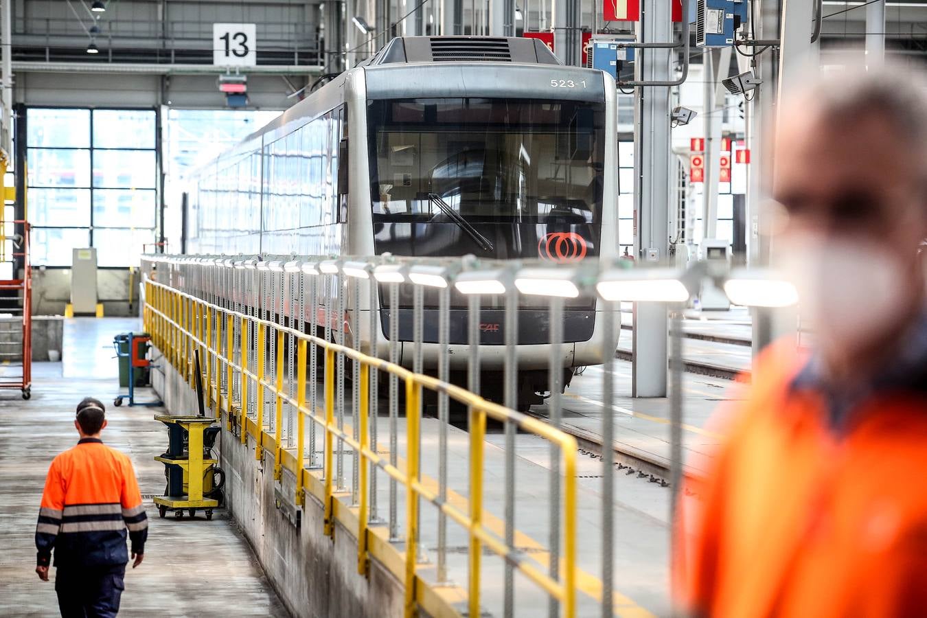 Fotos: El taller del Metro Bilbao en imágenes