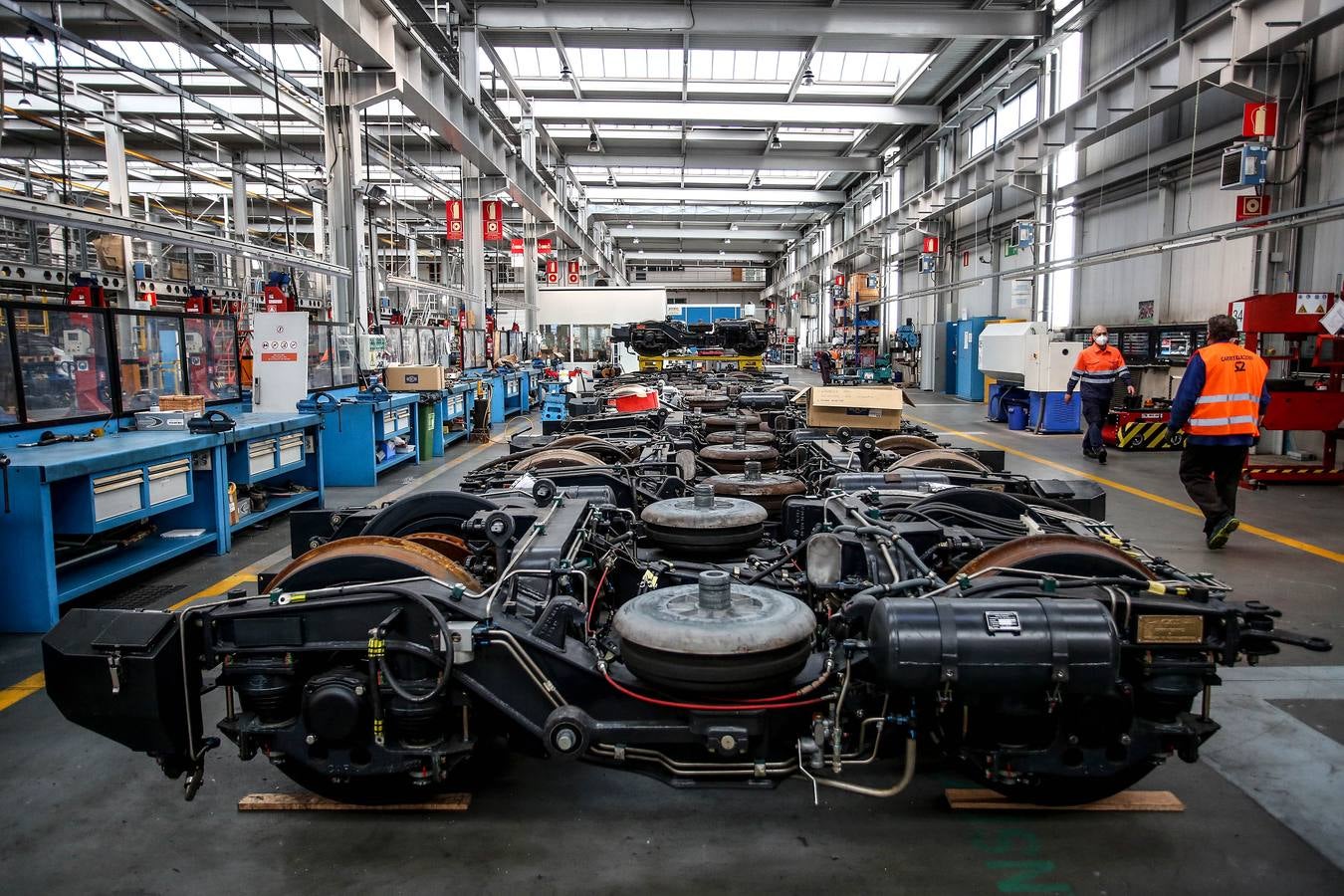 Fotos: El taller del Metro Bilbao en imágenes