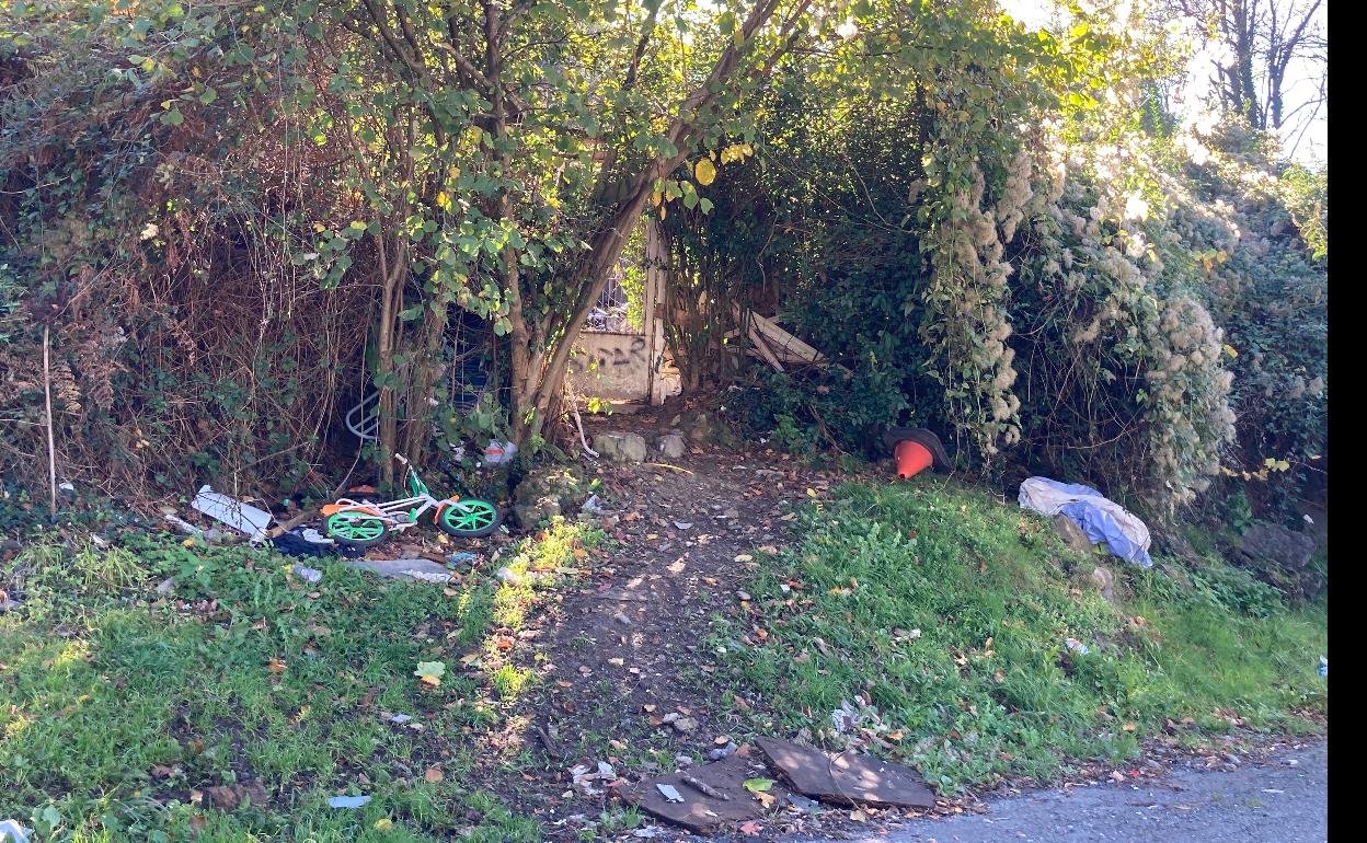 Abandono de basura y huertas que se han convertido en chatarrerías 