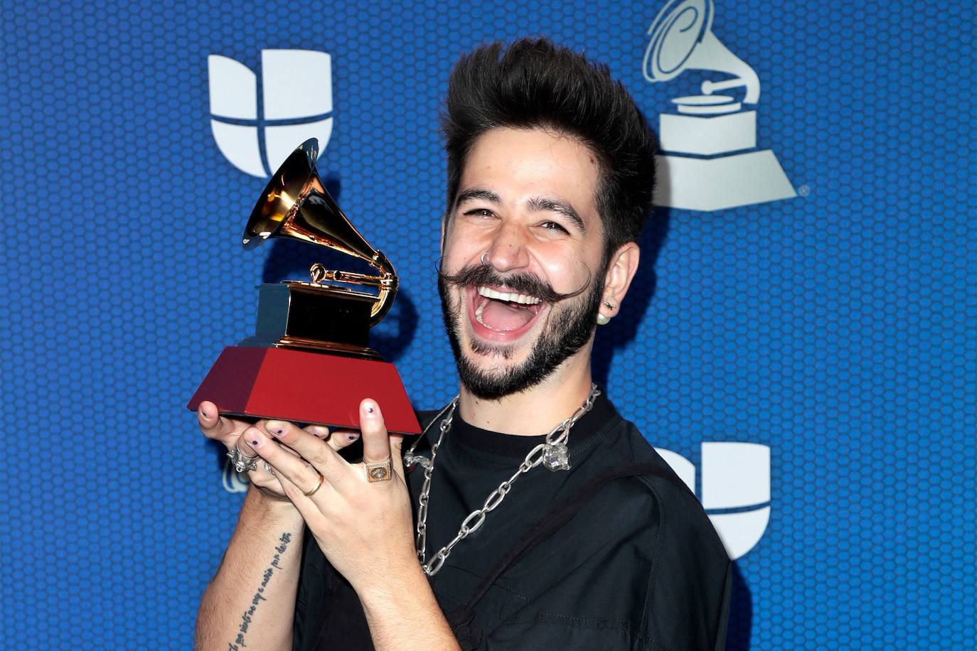 Camilo, ganador del premio a la Mejor Canción Pop por 'Tutu'.