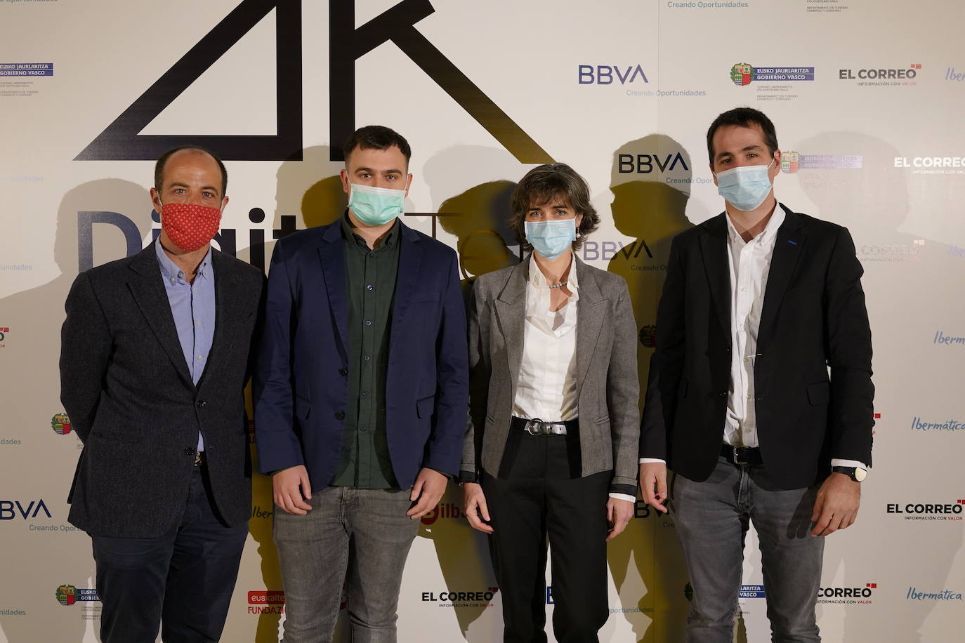 Gonzalo Artiach, Javier Cañego, Estíbaliz Barañano e Iñaki Pertusa.