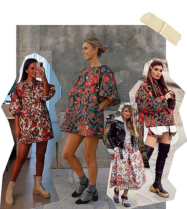 Paula Echevarría, Lucía Bárcena y Ángela Rozas (Madame de Rosa), con creaciones de Zaitegui Studio