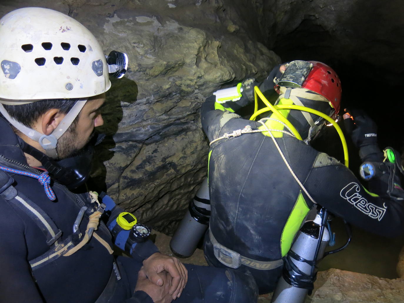 Fotos: Los entresijos de la cueva de Mairuelegorreta