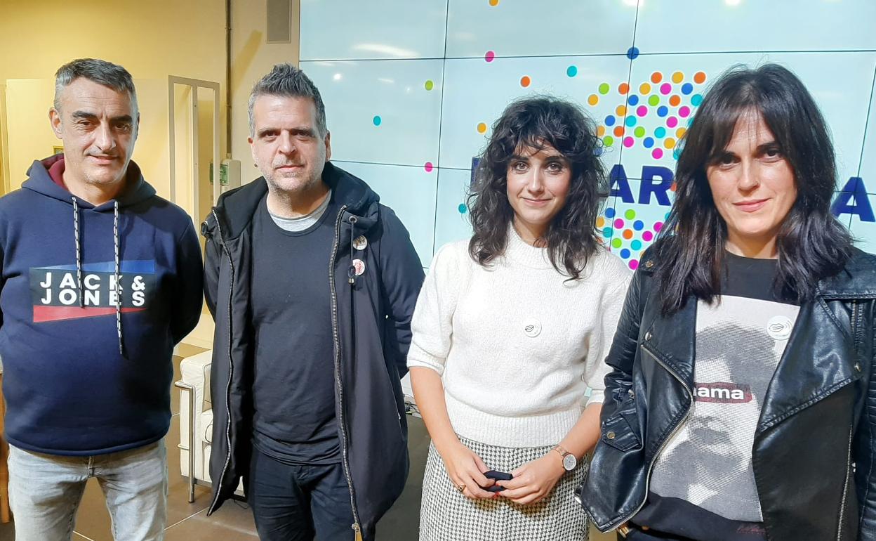 Alex Sardui, Rafa Rueda, Leire Palacios eta Maria Rivero.