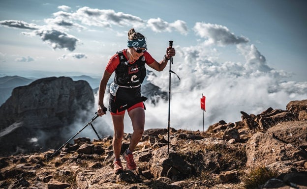 Solvia Trigueros, en la última edición de la Canfranc, en la que ganó la prueba de 75 kilómetros. 