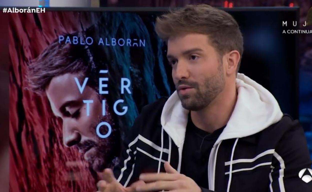 Pablo Alborán, en 'El hormiguero'.