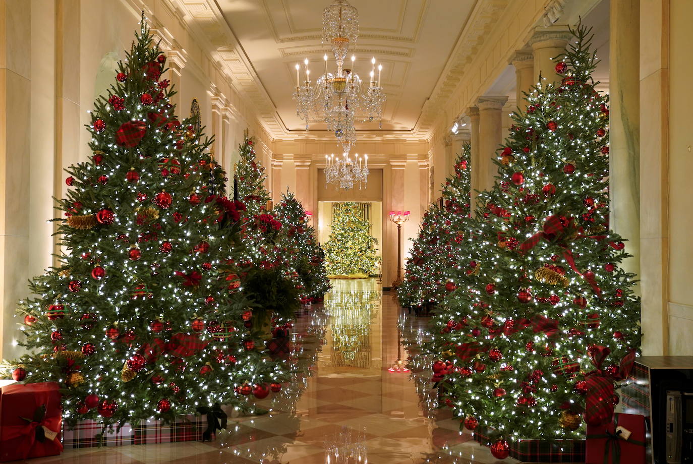 Fotos: La última Navidad de Melania Trump en la Casa Blanca